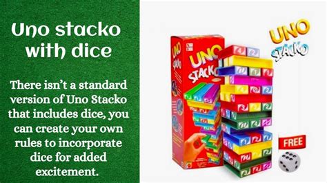 uno dice game|uno stacko dice.